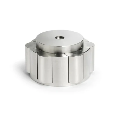 Immagine di Dynavox Stabilizzatore per giradischi PST450, peso del disco in acciaio inox, adattabile da 280 g a 450 g, argento, 207852