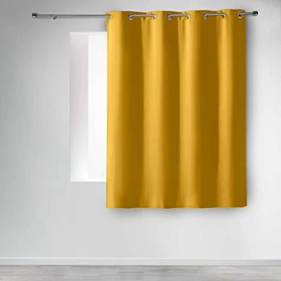 Immagine di Douceur d&#039;Intérieur Rideau, Poliestere, Miele, 135 x 180 CM