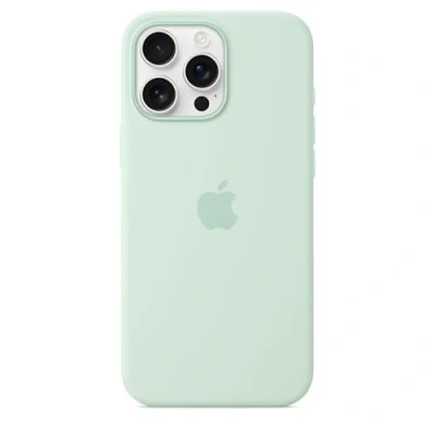 Immagine di Apple Custodia in silicone con MagSafe (Apple iPhone 16 Pro Max), Cover smartphone, Verde