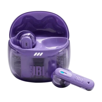 Immagine di JBL Tune Flex 2 Auricolari Bluetooth True Wireless con Cancellazione del Rumore, 48 Ore di Autonomia, Resistenti ad Acqua e Polvere IP54, Connessione Multipoint, Design Aperto a Stick, Ghost Mauve