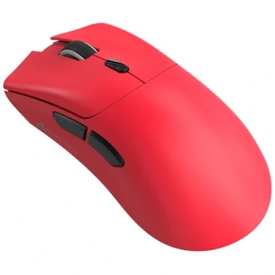 Immagine di ATTACK SHARK mouse R1 SUPERLIGHT da 59 g, sensore gioco PixArt PAW3311, wireless/cablato BT/2.4G, 6 DPI regolabili fino a 18000, batteria 65 ore (Rosso)