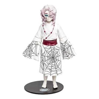 Immagine di McFarlane Toys Demon Slayer Rui Action figure da 17,8 cm, incredibilmente dettagliata, collezione con Ultra Articolazione, ragno e tema