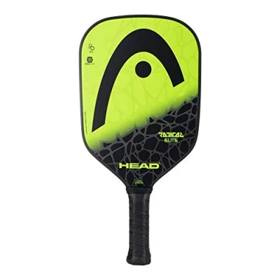 Immagine di HEAD Radical Elite Pagaia per pickleball in fibra di vetro con nucleo polimero a nido d&#039;ape e impugnatura comoda