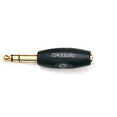 Immagine di D&#039;Addario PW P047E Adattatore Planet Waves, 1 Connettore Jack Stereo Maschio di 6.35 mm, Femmina 3,17 mm