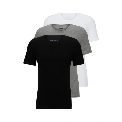 Immagine di BOSS Classic 3 PACK Maglietta intima, Uomo, Taglia: Small, Black