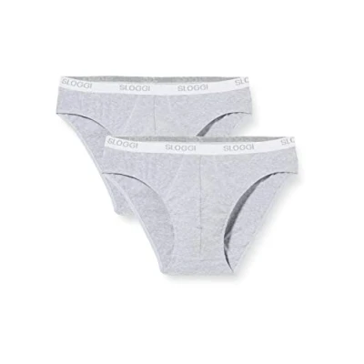 Immagine di Sloggi 2PACK Slip, Uomo, Taglia: Small, Grau