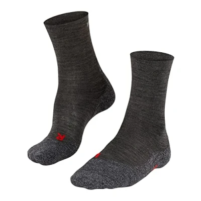 Immagine di Falke TK2 Explore Sensitive Trekking Functional SOFT TOP Mediumcushioned Calze sportive, Donna, Taglia: 41/42, Asphalt mel