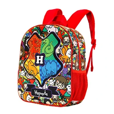 Immagine di Karactermania Harry Potter ALL Together NOW 3D Small Zaino per bambini, Taglia: One Size, Rojo