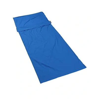 Immagine di Lifeventure (Blue, Cotton Sleeping Bag Liner, Rectangular Unisex, One Size