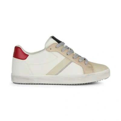Immagine di Geox D Blomiee C, Scarpe da Ginnastica, Optic White Red, 39 EU