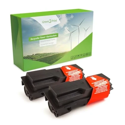 Immagine di Green2Print Toner Set, 2 cartucce 2x 7200 pagine sostituisce Kyocera TK 1140 per ECOSYS M2035DN, M2535DN, FS1035MFP/DP, FS1135MFP