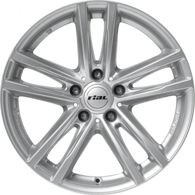Immagine di RIAL 5 fori 18Pollici 120mm cerchio in lega X10X argento 85850V11 0 Cerchione