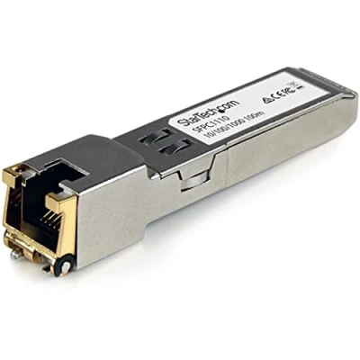 Immagine di StarTech.com Cisco SFP GE T Compatibile, Modulo ricetrasmettitore SFP, 1000BASE (SFPC1110)