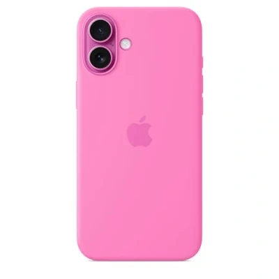 Immagine di Apple Custodia in silicone con MagSafe (Apple iPhone 16 Plus), Cover smartphone, Rosa