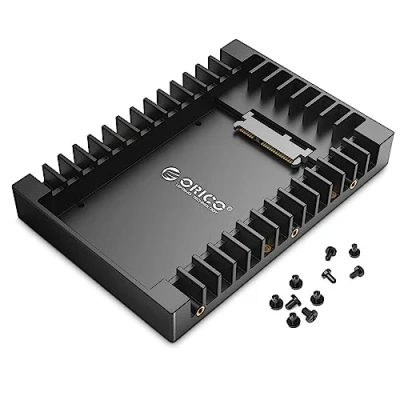 Immagine di ORICO Adattatore Hard Disk Interno da 2,5&quot; a 3,5&quot; Staffe di Montaggio Rimovibili per 2,5 Pollici SATA HDD o SSD Incluse Viti 1125SS
