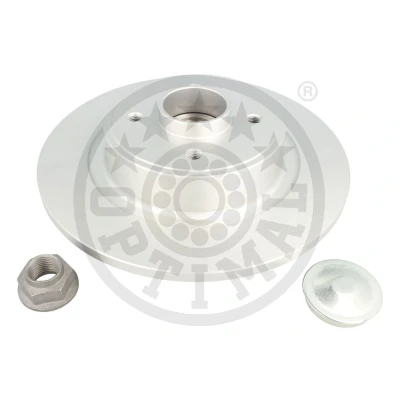 Immagine di OPTIMAL 702976BS3 Disco freno 274 11 4/4 100 pieno rivestito con cuscinetto ruota integrato, sensore ABS integrato RENAULT: GRAND SCENIC 2