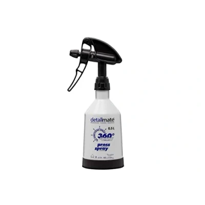 Immagine di detailmate Made by Kwazar Mercury Super PRO+ Flacone spray a 360 gradi, 0,5 litri, Double Action Trigger, nero