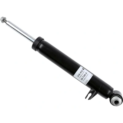 Immagine di SACHS 318 432 Ammortizzatore Sx A pressione del gas doppio tubo telescopico Spina superiore, Occhiello inferiore BMW: X5