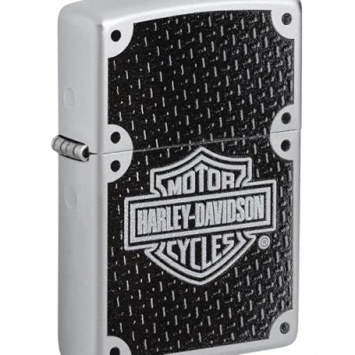 Immagine di Zippo H D Carbon Fiber Accendino, Ottone, Cromo e Nero, Regular 5.7 x 3.7 1.2 cm