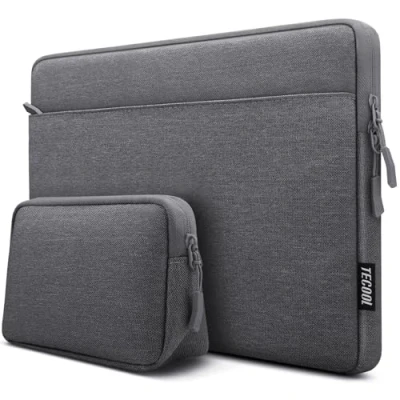 Immagine di TECOOL 15,6 Pollici Custodia PC Portatile per 15 15,6&#039;&#039; Lenovo Thinkpad Ideapad Dell Acer ASUS HP Chromebook Notebook Laptop, MacBook Pro 16 M3 M2 M1 Pro/Max 2023 2019,Grigio scuro