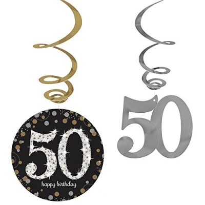 Immagine di Amscan Sparkling Celebration 50 vortici da appendere