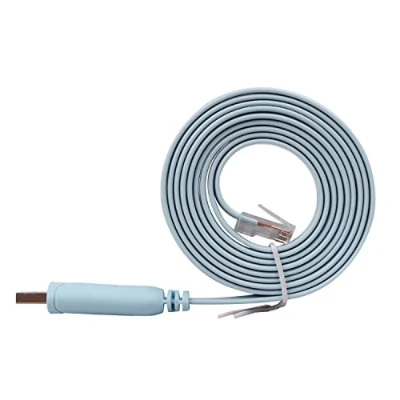 Immagine di RW RoutersWholesale Cavo Console compatibile con Cisco, 1,8 m, FTDI USB a RJ45/Windows 7/8/Vista/Mac/Linux/RS232 (tipo A)
