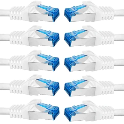 Immagine di BIGtec, cavo Ethernet, coppia ritorta 0,25m weiß 10&#039;er Sparpack