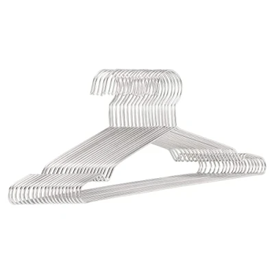 Immagine di Amazon Basics Grucce appendiabiti in acciaio inox, Confezione da 20, Cromate