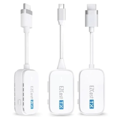 Immagine di EZCast Kit trasmettitore e ricevitore wireless display (trasmettitore HDMI + USB C HDMI)