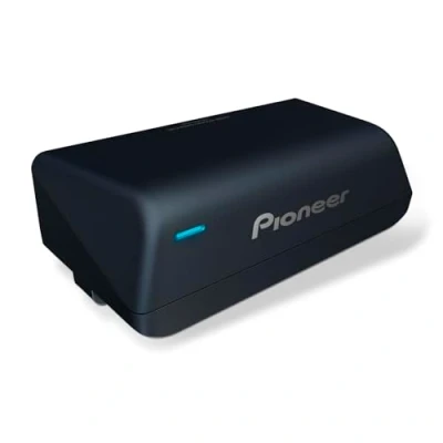 Immagine di Pioneer subwoofer attivo TS WX010A, potente con alloggiamento potenza massima di 160 W, 17x8 cm in MDF, membrana IMPP, nero, ingresso nominale 50 W