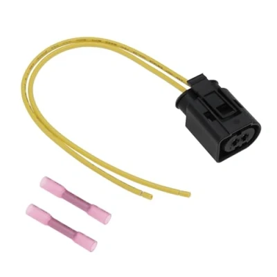 Immagine di OTOTEC Cablaggio a 2 pin per presa generatore auto con tubi termorestringenti Compatibile Fiat Iveco Citroen OE 0000504001797 0121542702 2E0965559 12V Lunghezza