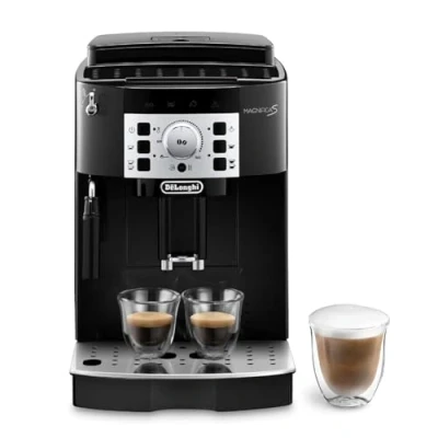 Immagine di De&#039;Longhi Magnifica S ECAM22.110.B, Macchina da caffè Automatica, Chicchi macinati al momento, 4 Bevande One Touch, Montalatte classico, Spegnimento Programmabile, Nero