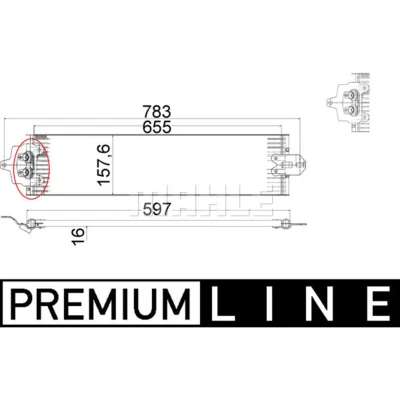 Immagine di MAHLE ORIGINAL CLC 49 000P Radiatore olio, Cambio automatico AUDI: Q7