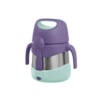 Immagine di Portavivande Termico + Posata Blue Slate 335 ml