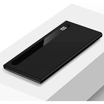 Immagine di fUfIzU Caricabatterie Portatile Power Bank 100000Mah, Batteria Esterna per Telefono Cellulare con 2 Uscite E Ingressi Display LCD Powerbank Compatibile Tablet Smartphone Altro,Nero