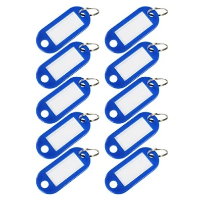 Immagine di HMF 1900 05, 10 x Portachiavi grandi per Cassetta Portachiavi, Armadietto Chiave, colore blu
