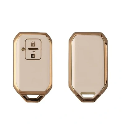 Immagine di kwmobile Cover Chiave Auto Compatibile con Suzuki 2 tasti Keyless Go Custodia Chiavi Copri Telecomando Copertina Copertura in Silicone TPU