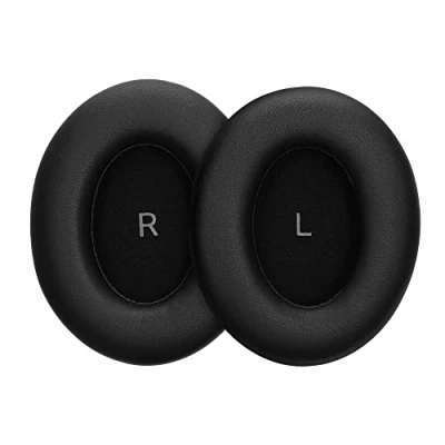 Immagine di kwmobile 2x Cuscinetto Cuffie Compatibile con Sennheiser MOMENTUM 4 Wireless Pad Cuscinetti Ricambio Over Ear Simil Pelle nero