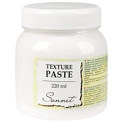 Immagine di Sonnet Pasta Modellante a Base d&#039;Acqua per Texture con Sabbia da 220ml Medium Colori acrilici, Olio e tempere Nevskaya Palitra
