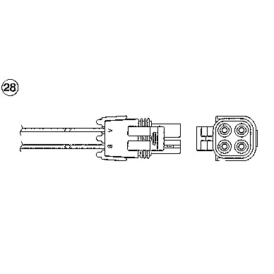 Immagine di NGK 97440 Sonda lambda 4 RENAULT: Megane Scenic