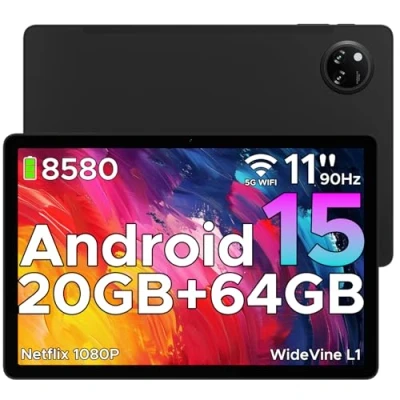 Immagine di DOOGEE Tab A9+ Tablet 11 Pollici Android 15, 20(4+16) GB RAM+64GB ROM/2TB TF, PC Con WiFi 5G, 8580mAh Batteria, Octa core, Widevine L1, 13MP+5MP, 1280 * 800 HD, Bluetooth 5.0, OTG, GPS Nero