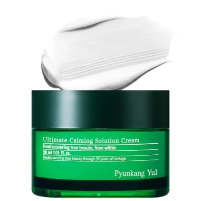 Immagine di [PKY] Pyunkang Yul Crema Soluzione Calmante Definitiva per Pelle Sensibile con Ingredienti Brevettati, Idratante che Calma Intensamente e Lenisce Rossori Cica Tea Tree, Skincare Coreana (1.01 Fl