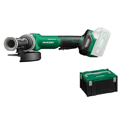 Immagine di HIKOKI Smerigliatrice angolare a batteria, G1813DFW2Z, motore brushless (Basic) in HSC III (HIK System Case III) 18 V (senza batteria e caricatore)