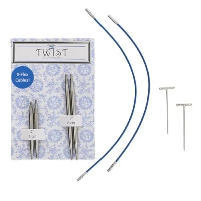 Immagine di Chiaogoo Twist (5 + 8 cm, 4,50 mm) Short Shorchangeable Agon TIPS COMBO PACCHETTO 1 unità