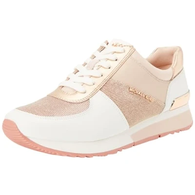 Immagine di Michael Kors Allie Trainer Extreme Sneakers basse softpink/multicoloured, Donna, Taglia: 39, Softpink/multi coloured Pelle e tessuto