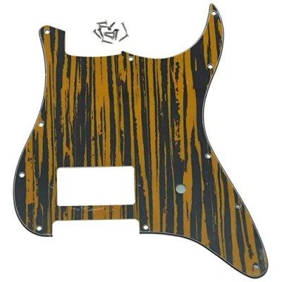 Immagine di Dopro Battipenna per chitarra a 11 fori ST Strat One Humbucker FD Delonge Tawny Stripe