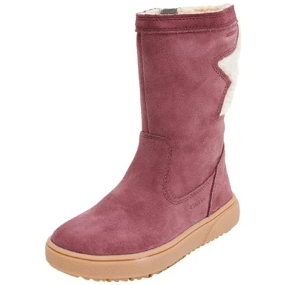 Immagine di Geox J Theleven Girl WPF, Caviglia Barca, Rosso (Prune), 24 EU