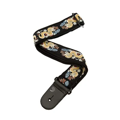 Immagine di Planet Waves 50F08 Tracolla per Chitarra in Tessuto, Dragone