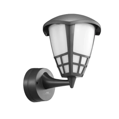 Immagine di Maclean MCE519 Lampada da parete per esterni, Aplique esterno, IP65 impermeabile, 1xattacco E27 carico massimo: 60 W, adatta aree esterne, ingressi, vialetti e giardini (Grigio)