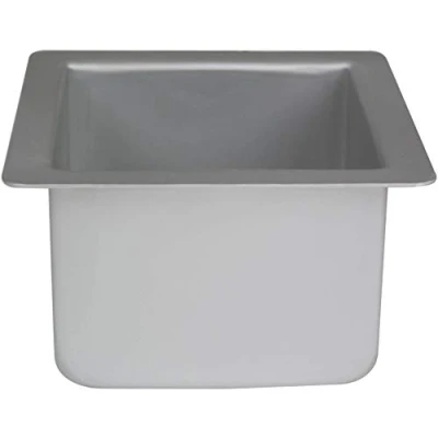 Immagine di PME SQR064 Teglia Professionale, Alluminio, Argento, 15 x cm